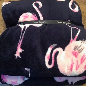 Vera Bradley Flamingo Fleece Blanket